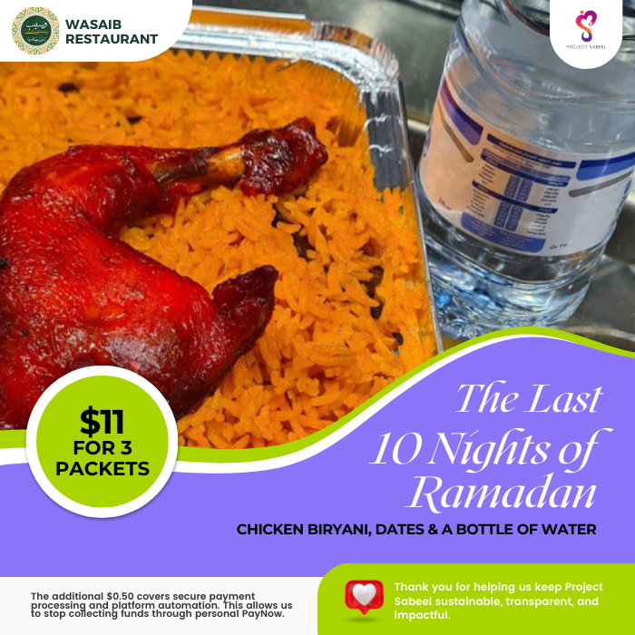 The Last 10 Nights of Ramadan: $11 for 3 Packets